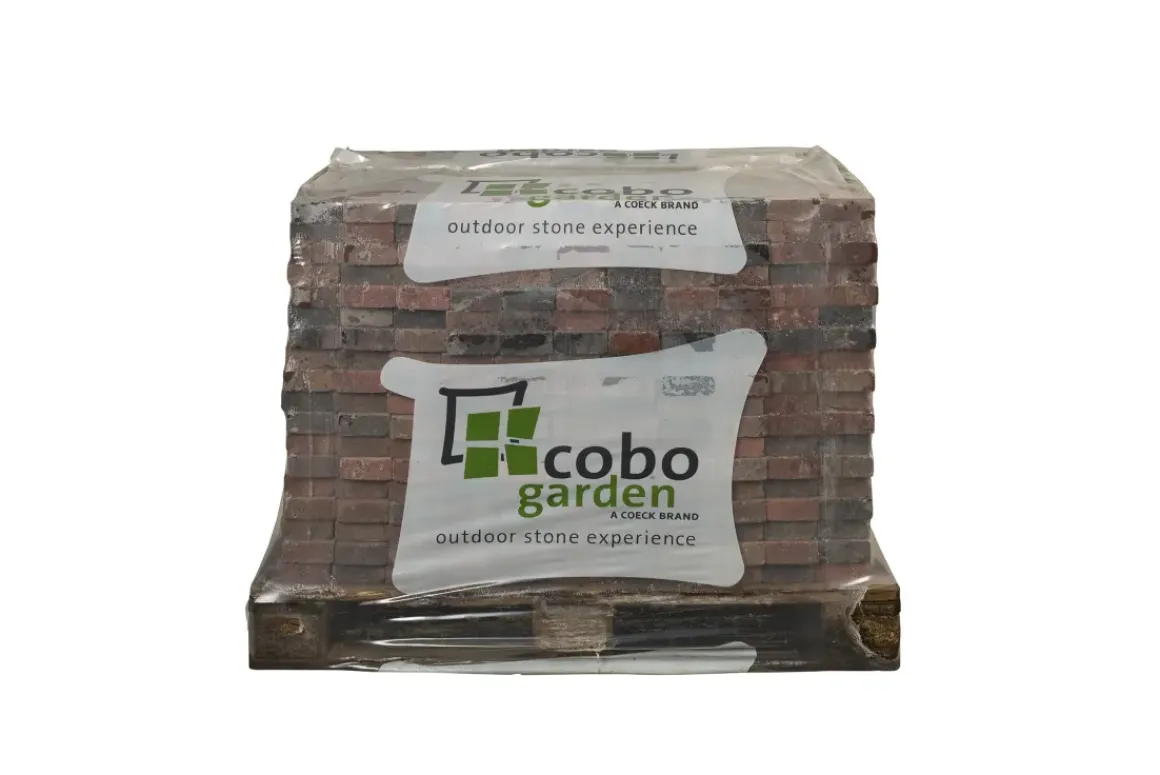 Coeck Getrommelde Klinker 10X10X4Cm Herfstkleuren 1386 Stuks