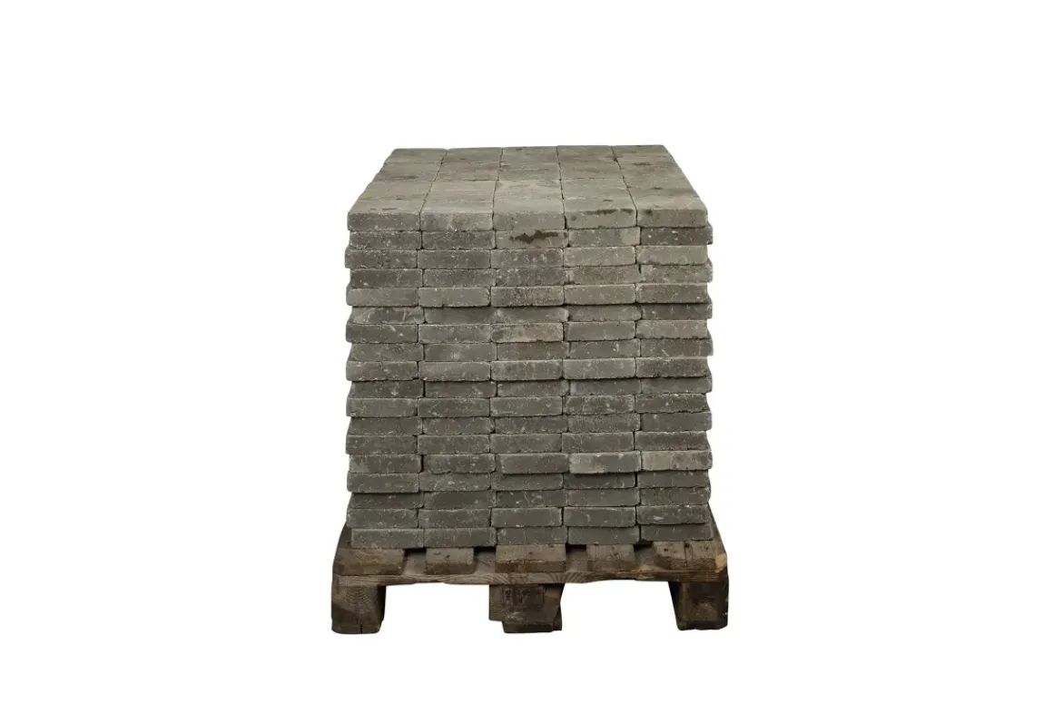Coeck Kassei Grijs Getrommeld 15X15X4Cm 630 Stuks + Palet 3004837