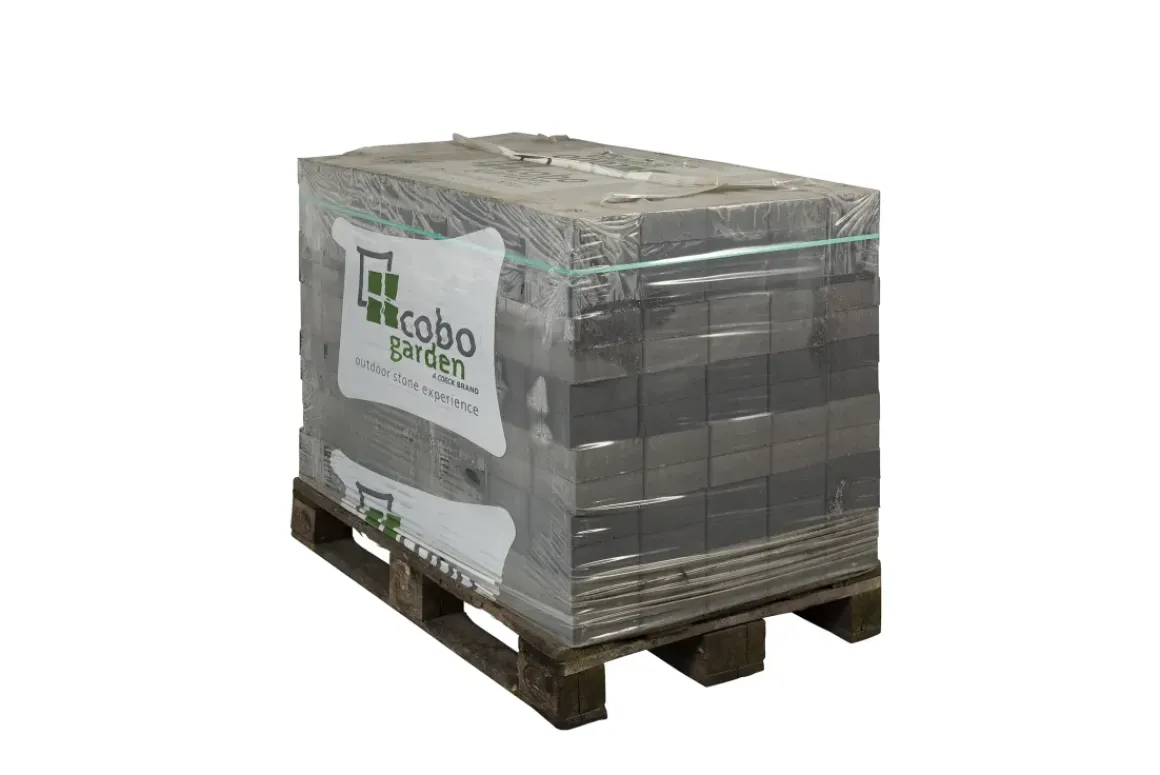 Coeck Kassei Grijs-Zwart Ongetrommeld Velling 15X15X6Cm 520 Stuks + Palet 3004837