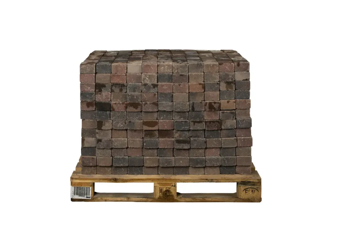 Coeck Kassei Herfstkleurig Getrommeld 10X10X6Cm 924 Stuks + Palet 3004837