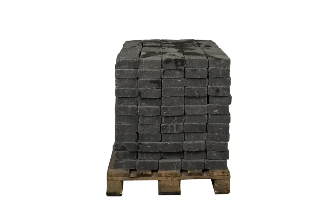 Coeck Kassei Zwart Getrommeld 15X15X6Cm 420 Stuks + Palet 3004837