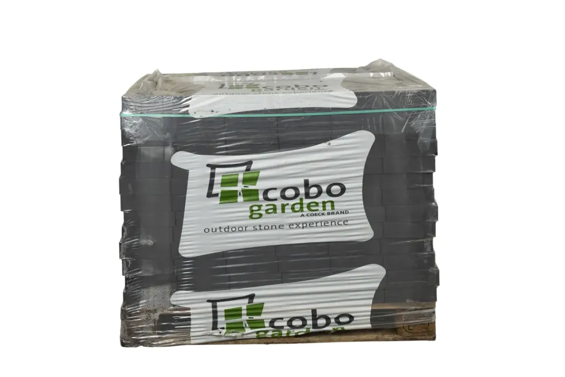 Coeck Klinker Zwart Ongetrommeld 20X20X6Cm Velling 312 Stuks + Palet 3004837