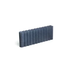 Coeck Palissade Boordsteen Rond Zwart 50X20X6Cm