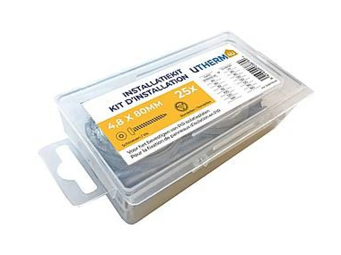Coeck Utherm4U Schroeven En Rondellen 4,8X160Mm 25 Stuks/Blister