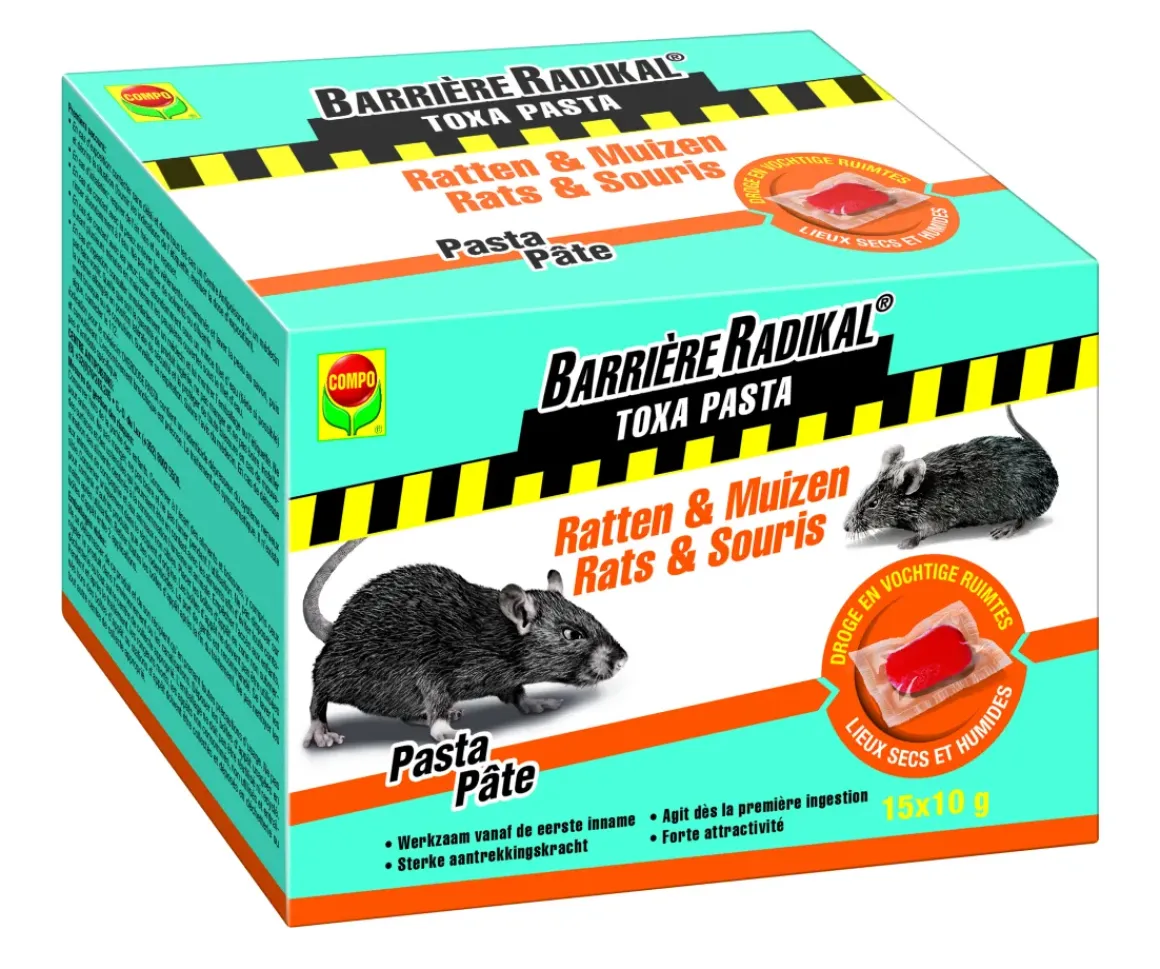 Compo Anti-Muizen En Ratten Pasta Barriere Radikal Toxa 150G