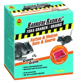 Compo Anti-Muizen En Ratten Granen Barriere Radikal Toxa 150G