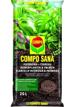 Compo Potgrond Voor Kamerplanten En Palmen Sana 20L