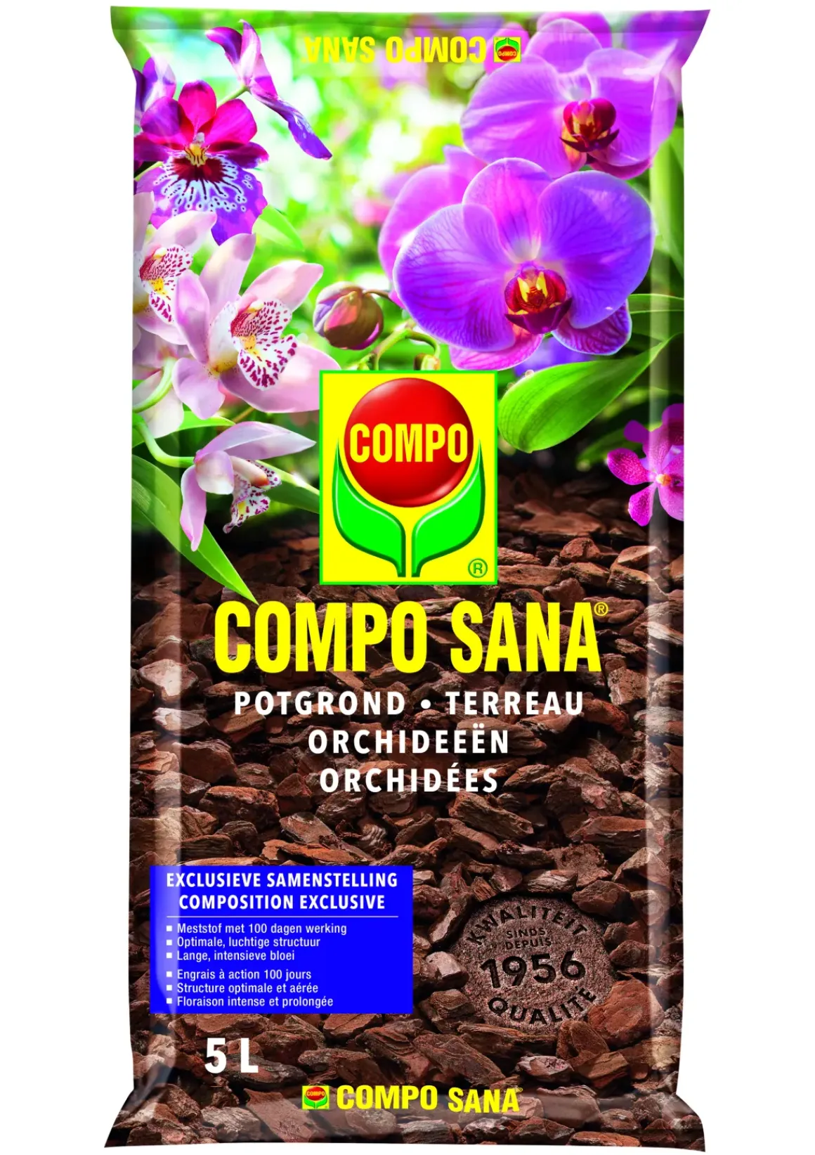Compo Sana Potgrond Orchideeen 5L