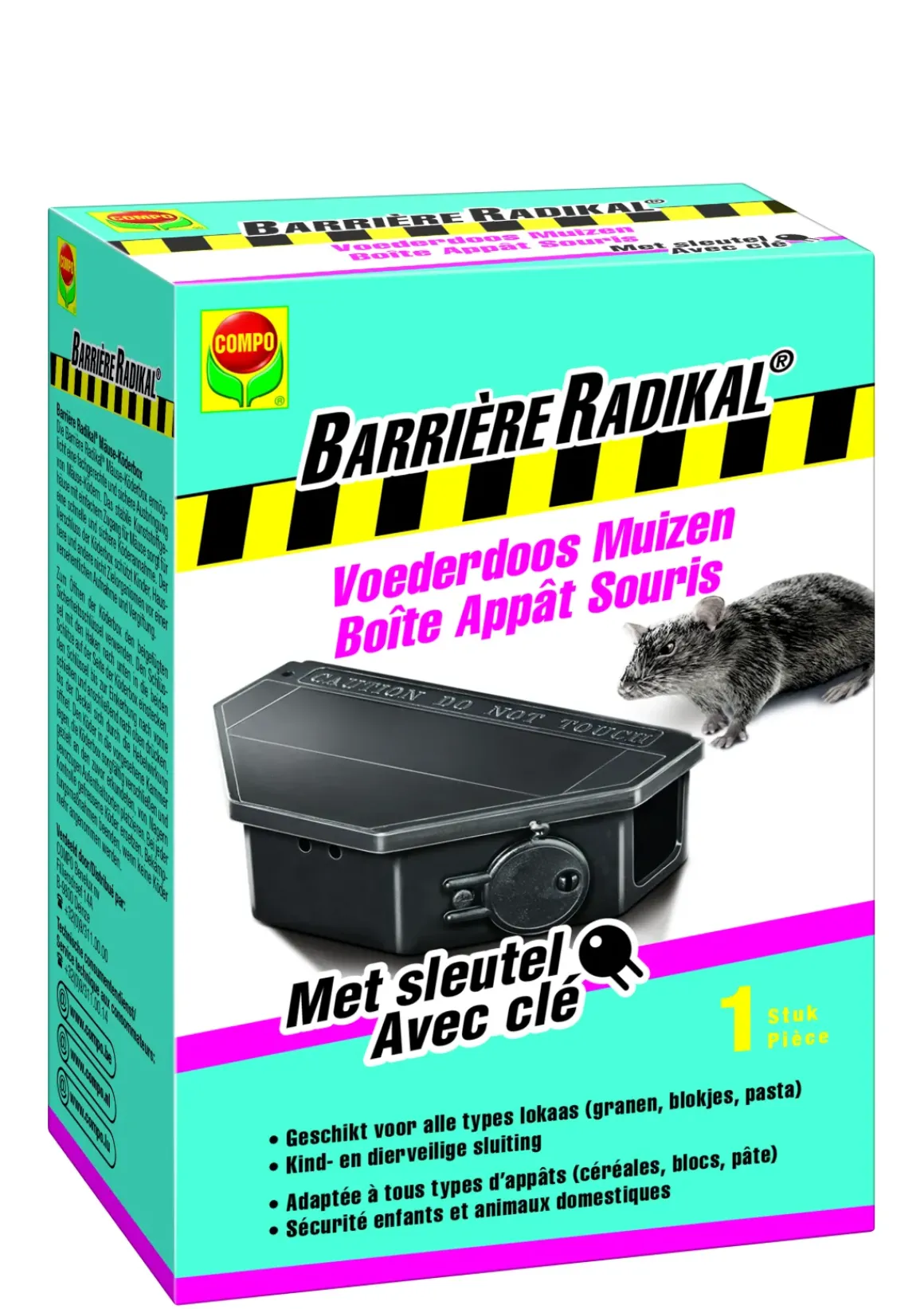 Compo Voerdoos Muizen Barriere Radikal 1 Stuk