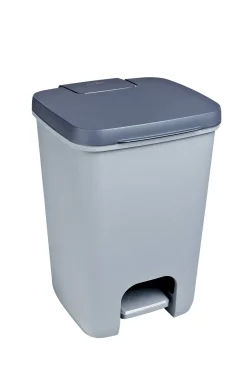 Curver Pedaalemmer Essentials Lichtgrijs Antraciet 40L