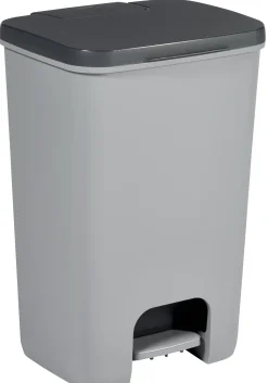 Curver Pedaalemmer Essentials Lichtgrijs Antraciet 40L