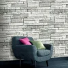 Decomode Vliesbehang Stones Lichtgrijs