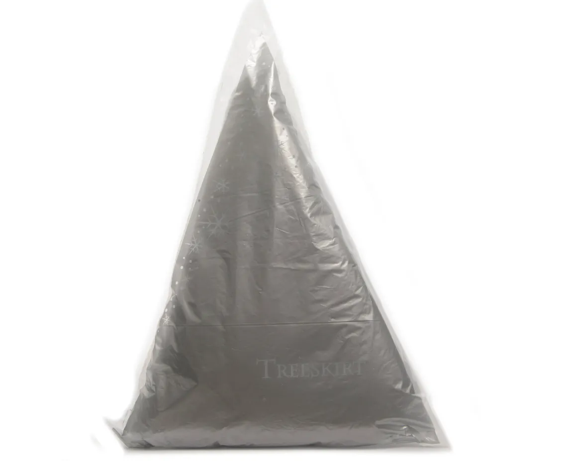 Decoris Kerstboomrok Polyester 100Cm Wit