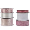Decoris Lint Polyester Roze Diversen 500Cm