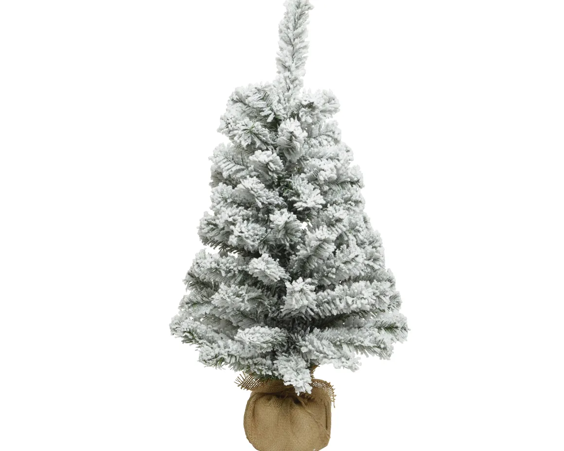 Decoris Mini Kunstkerstboom Snowy Groen 60Cm