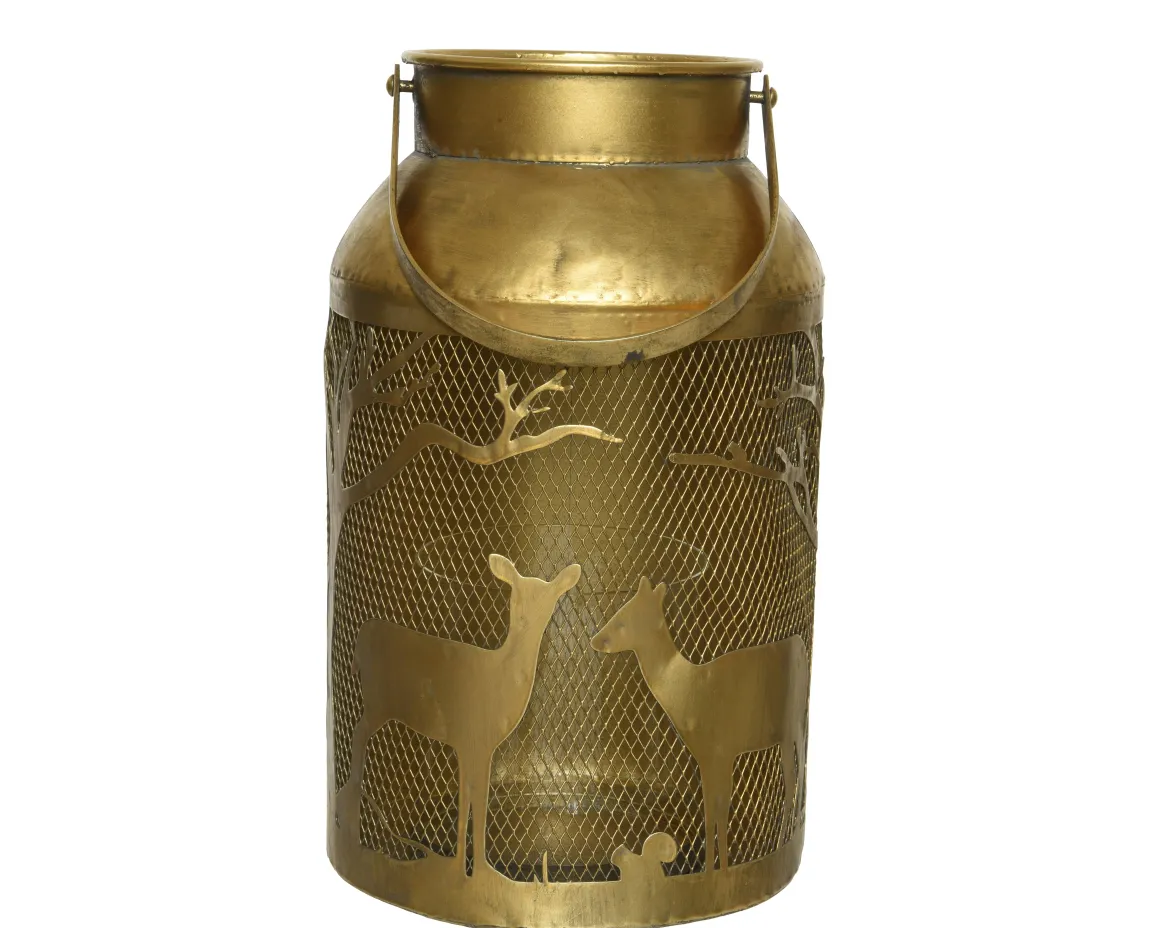 Decoris Theelichthouder Ijzer 26,5Cm