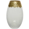 Decoris Vaas Glas 20Cm Goud