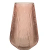 Decoris Vaas Glas 28Cm Roze
