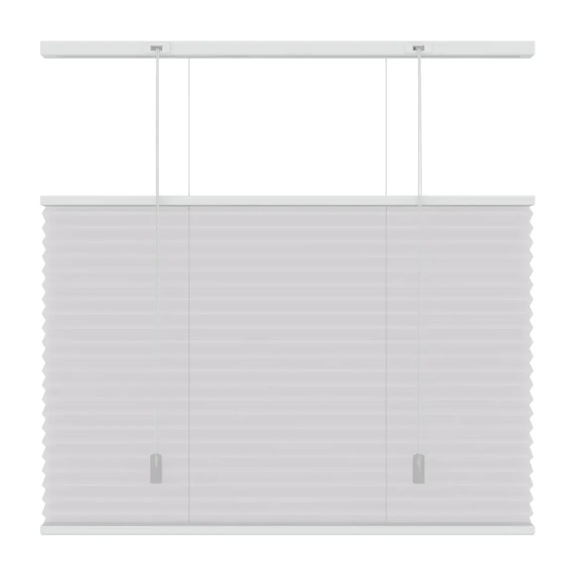 Decosol 6010 Plissegordijn Lichtdoorlatend Wit 100X220Cm
