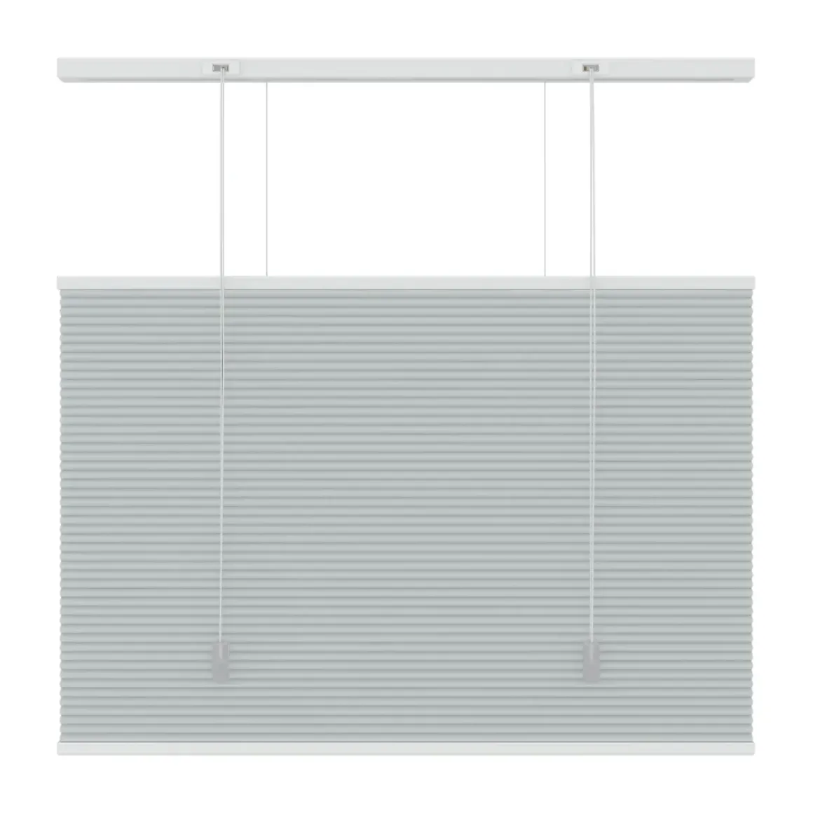Decosol 6018 Plissegordijn Verduisterend Lichtgrijs 200X180Cm