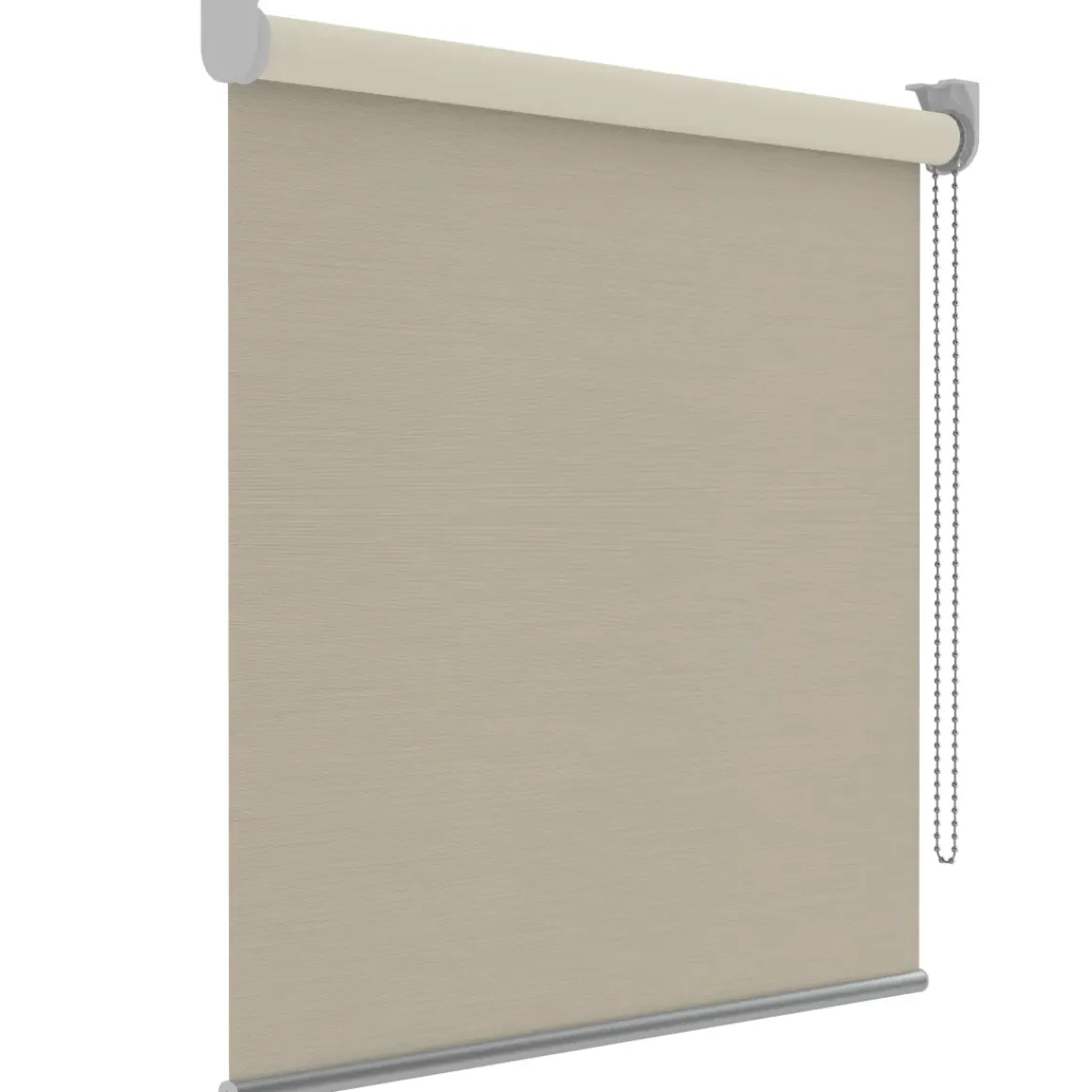 Decosol Rolgordijn Deluxe Verduisterend 5676 Effen Creme 180X190Cm