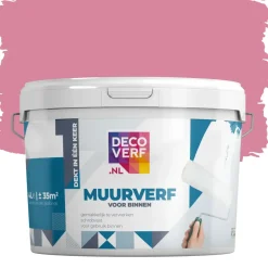 Decoverf Muurverf Licht Roze, 4L