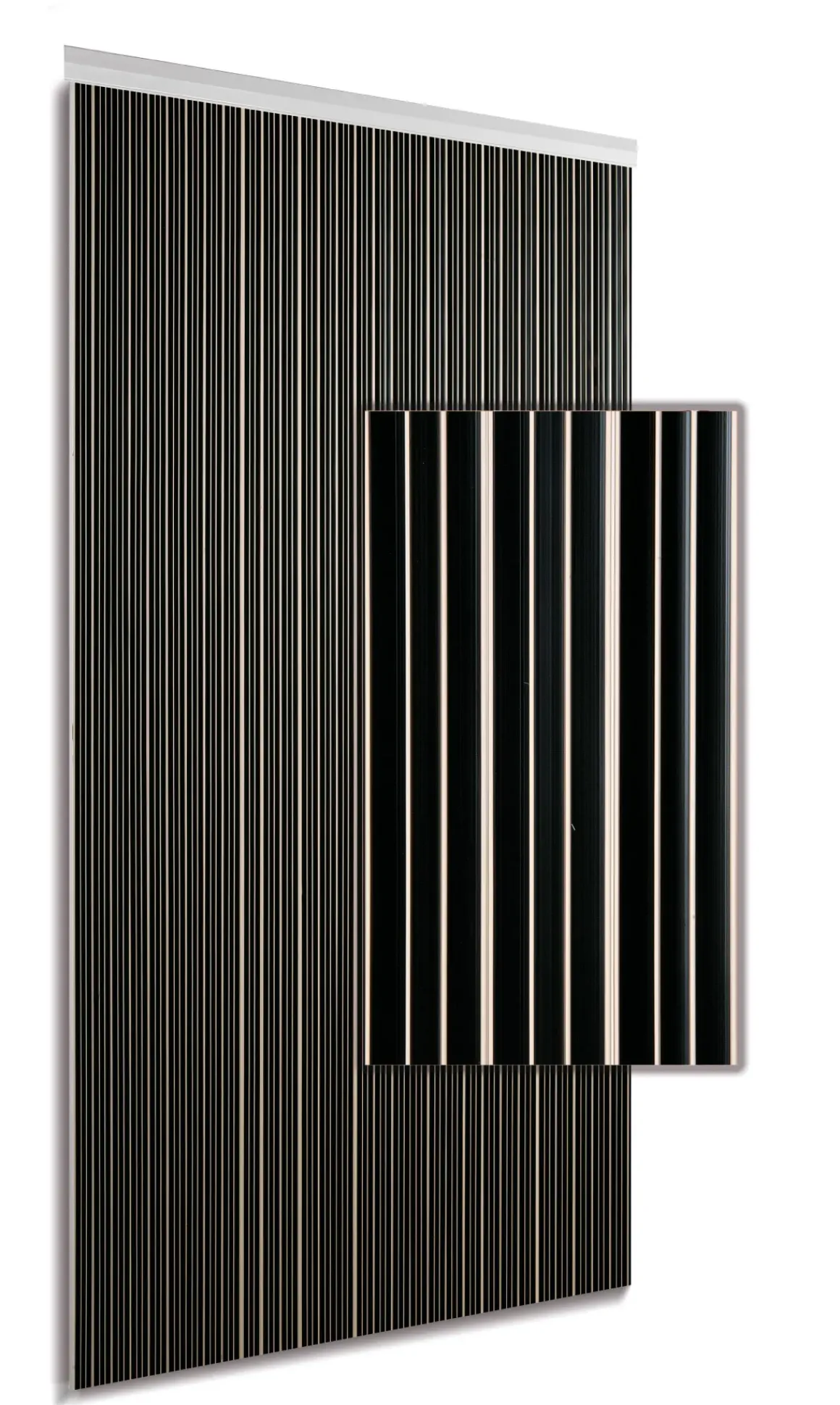 Degor Deurgordijn/Vliegengordijn Tira Lamellen Zwart 90X215Cm