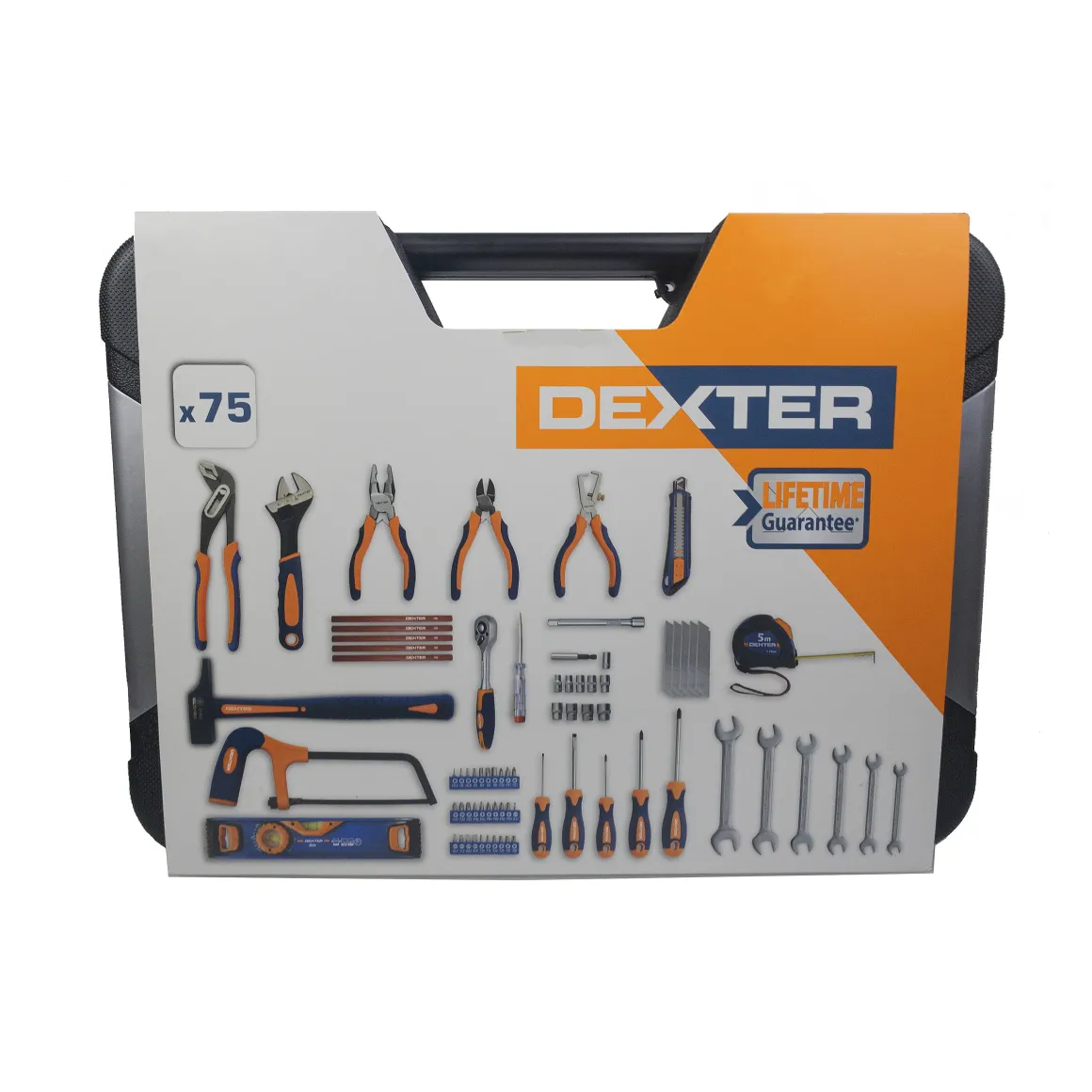 Dexter Gereedschapsset 75 Delig In Koffer