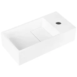 Differnz Fontein 36X185X9Cm Solid Surface Wit