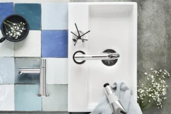 Differnz Fonteinkraan Mix&Match Recht Chroom