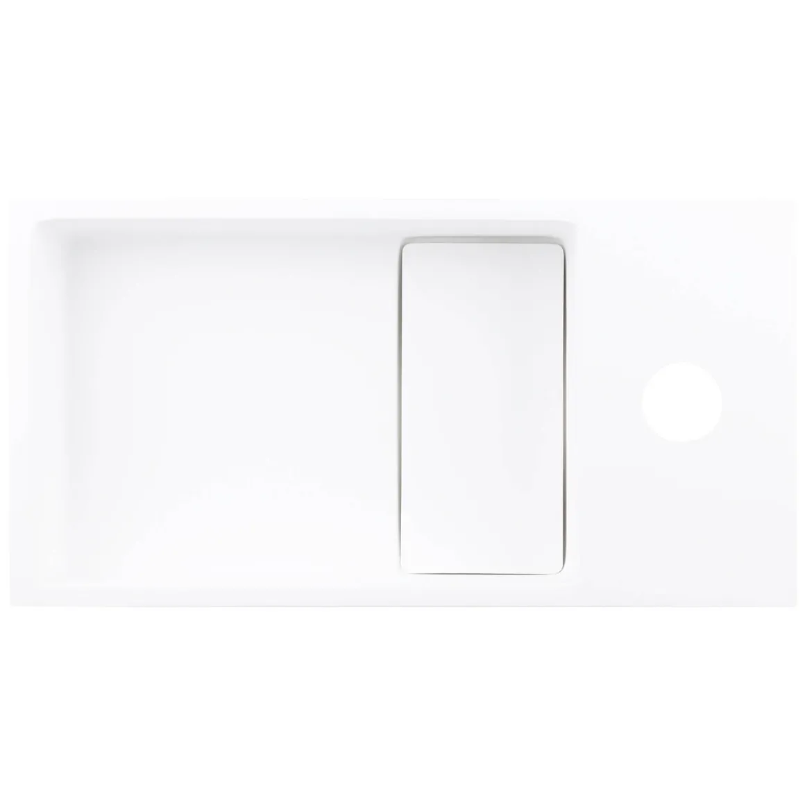 Differnz Fonteinset Solid Recht Mat Zwart