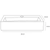 Differnz Toiletfontein Flat Beton Lichtgrijs 38X24X8Cm