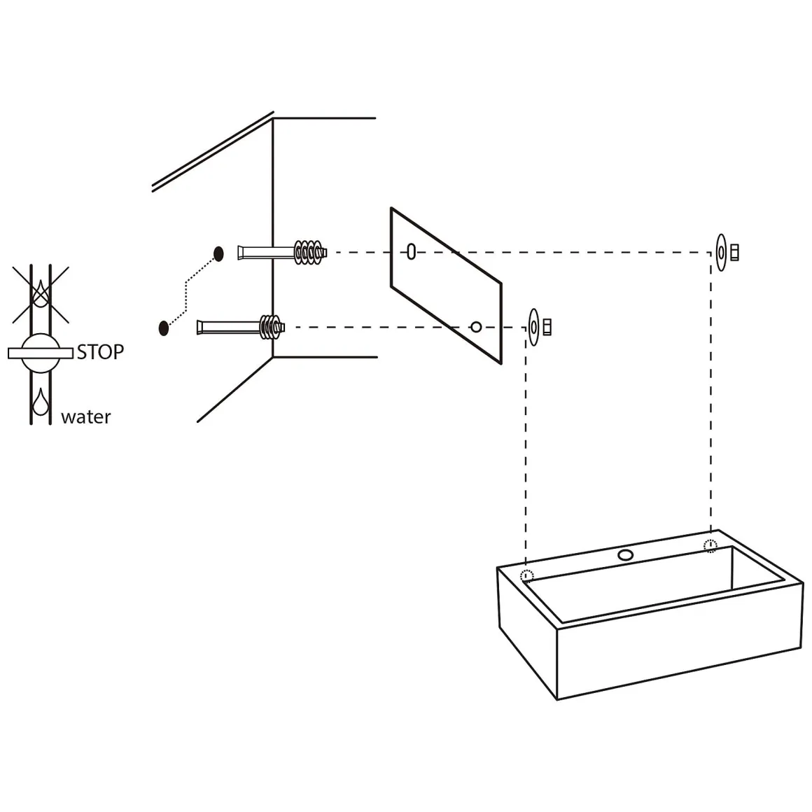 Differnz Toiletfontein Flat Beton Lichtgrijs 38X24X8Cm