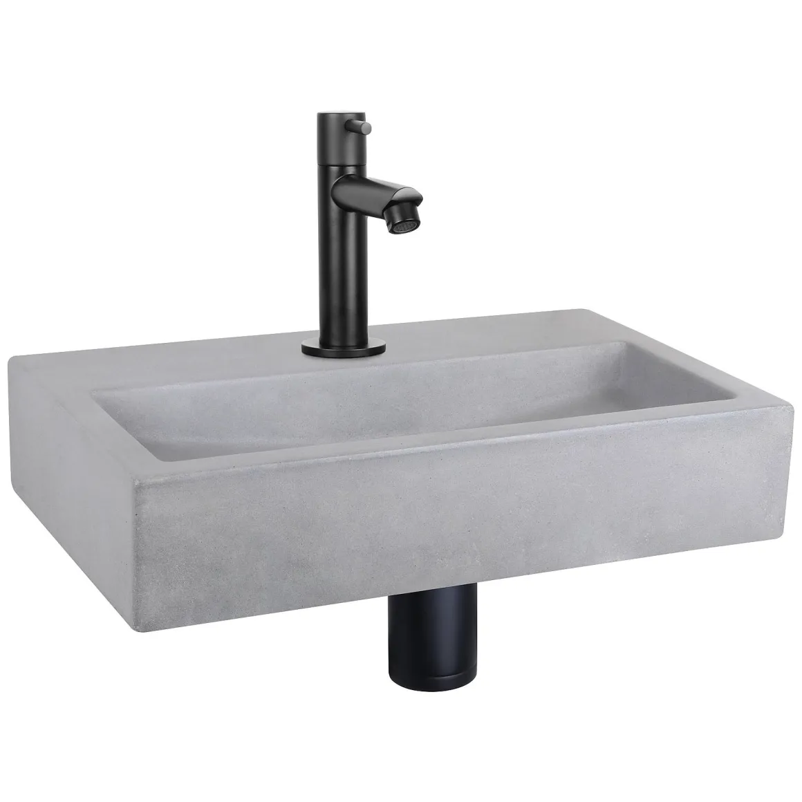 Differnz Toiletfontein Flat Beton Lichtgrijs 38X24X8Cm