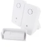 Dio Design Draadloze Deurbel Kit + 2 Ontvangers 200M Wit