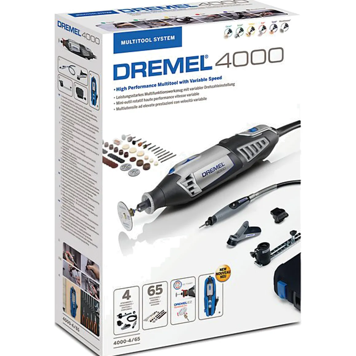 Dremel Multigereedschap 4000Jp + 65 Accessoires
