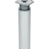 Duraline Meubelpoot Rond Staal 3X10Cm Chroom