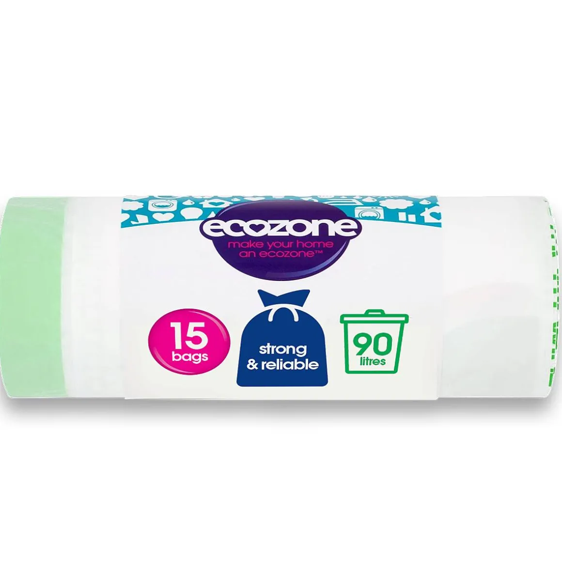 Ecozone Vuilniszakken 90L 20 Stuks