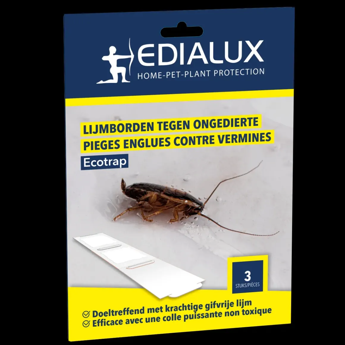 Edialux Ecotrap Muis En Insectenval 3Stuks