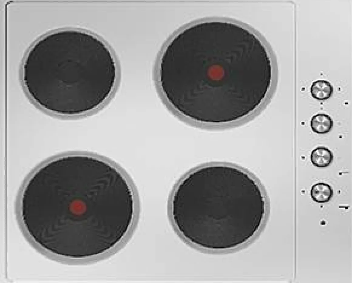 Electrum Elektrische Kookplaat 4 Zones Ps6042Ex Rvs 60Cm