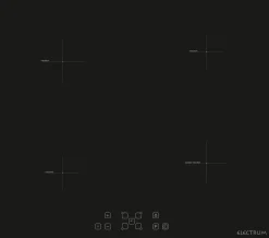 Electrum Inductiekookplaat Pi 6041 T | Zwart