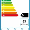 Electrum Onderbouw Afzuigkap Uh 6101 Bl Zwart 60 Cm
