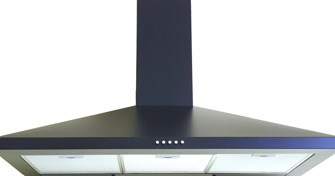 Electrum Schouwafzuigkap 90Cm Ch912Lbm Zwart