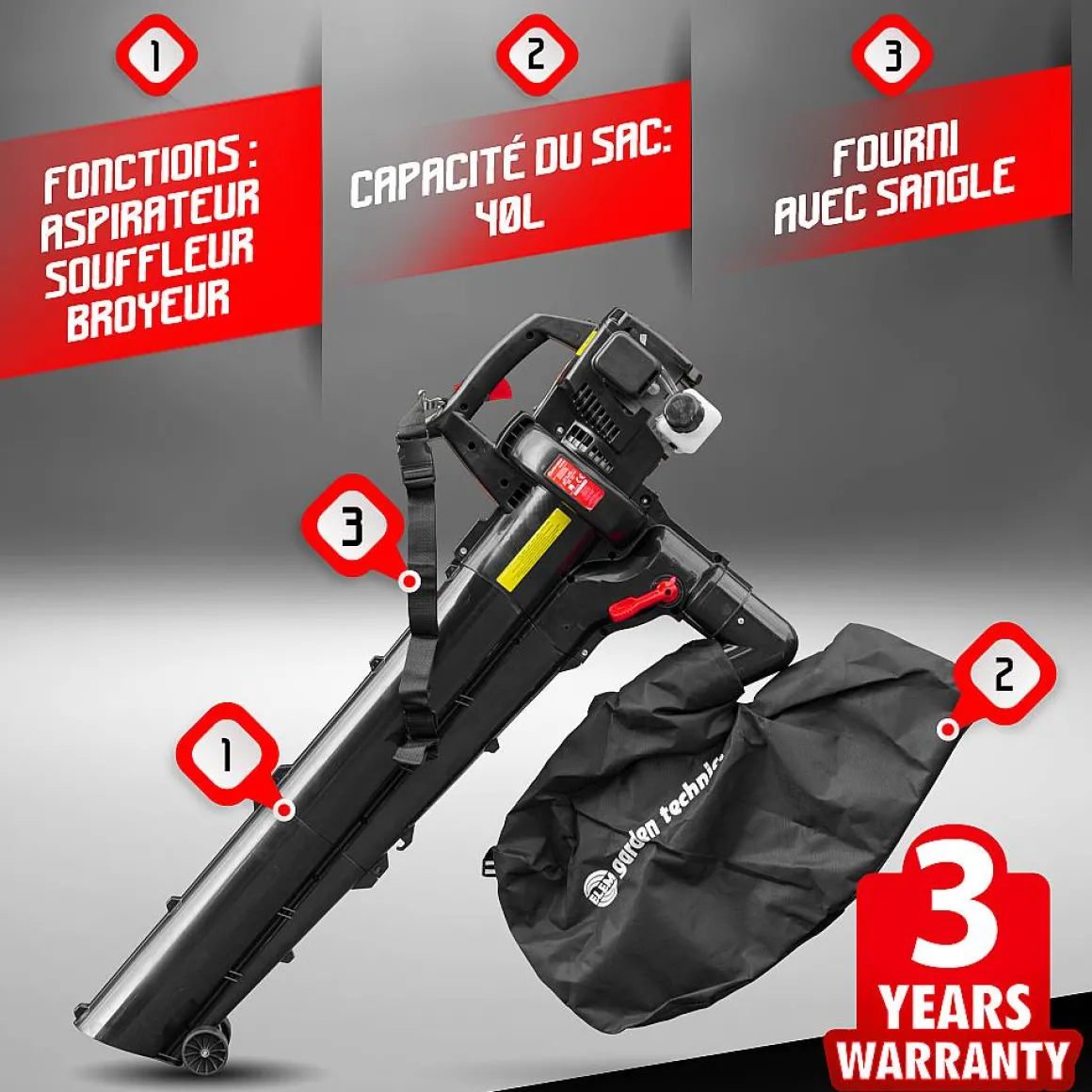 Elem Garden Technic - Hoover Blazer Hakselaar 30Cc
