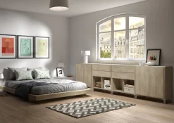 Elements Kast 2 Laden Eik