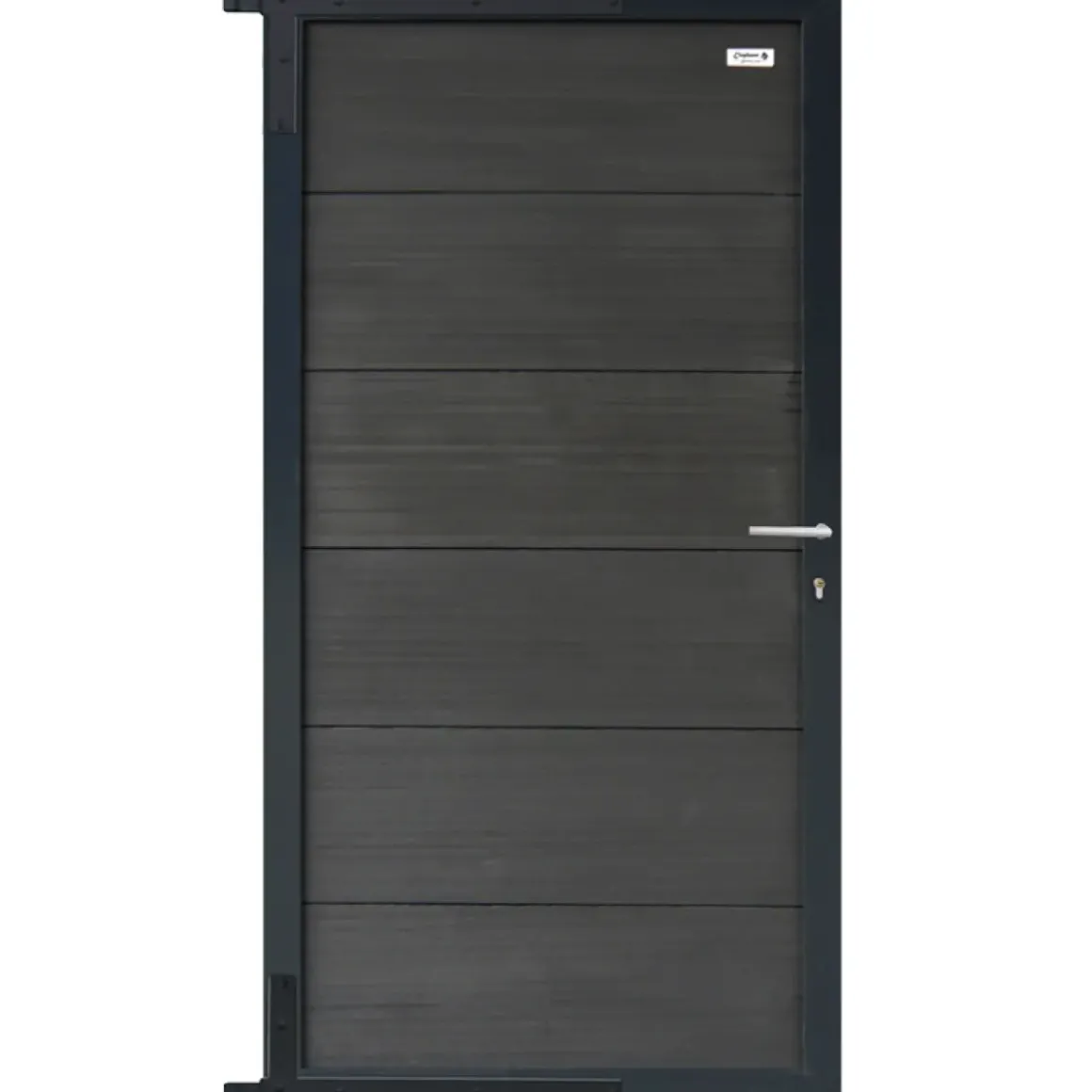 Elephant Tuindeur Forte Wpc Antraciet 4X90X180Cm