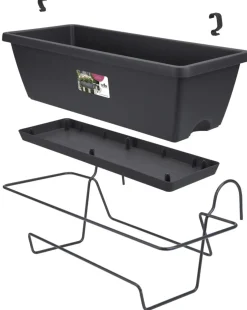 Elho Barcelona All-In-1 O50Cm Antraciet
