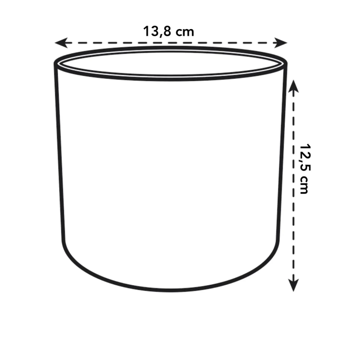 Elho Bloempot B. For Soft Rond O14Cm Antraciet