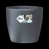 Elho Bloempot Brussels Rond Wielen O35Cm Antraciet