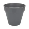 Elho Bloempot Loft Urban Rond Wielen O40Cm Antraciet